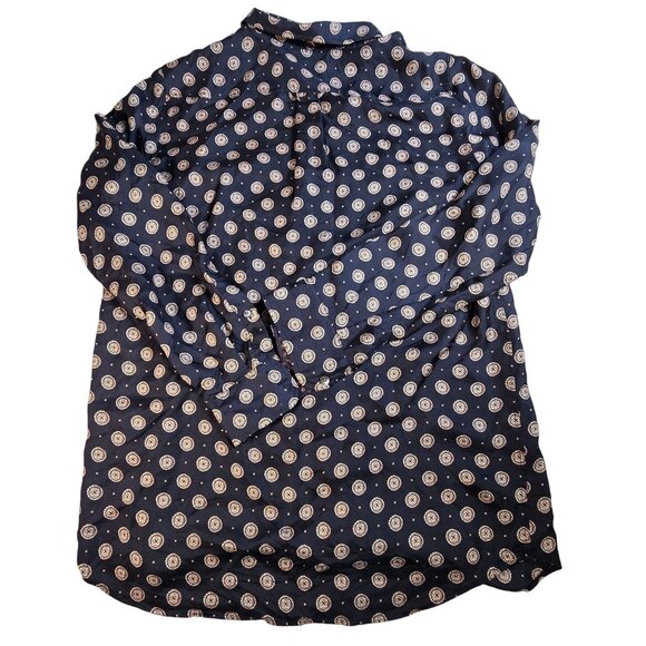 Banana Republic Silk Patterned Shirt Womens Small - Picture 3 of 8
